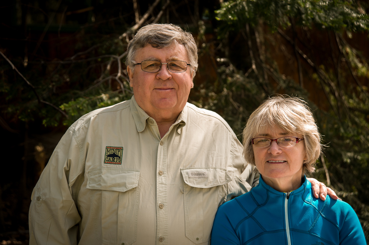 Jack and Lorraine Cooper - Owners of Coopers' Minipi Lodges in Labrador, the best spot for trophy brook trout fishing!